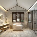 3D Render of Luxury Bathroom